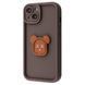 Чохол Pretty Case для iPhone 15 Bear Brown - ash-mobile.com.ua - фото 1