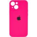 Чохол Silicone Case Full + Camera для iPhone 14 Plus Electrik Pink