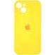 Чехол Silicone Case Full + Camera для iPhone 15 Plus Yellow