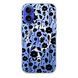 Чехол прозрачный Print Flower with MagSafe для iPhone 16 Plus Floral Black
