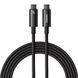 Кабель Baseus Tungsten Gold fast charging Type-C to Type-C 240W (3m) Black