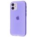 Чохол Crystal color Silicone Case для iPhone 12 MINI Light Purple - ash-mobile.com.ua - фото 1