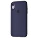 Чехол Silicone Case Full для iPhone XR Midnight Blue купить