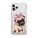 Чохол прозорий Print Dogs для iPhone 13 PRO MAX Happy Pug
