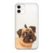 Чехол прозрачный Print Dogs для iPhone 12 MINI Dog купить