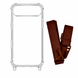 Чохол прозорий з ремінцем для iPhone 17 Air Brown