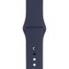 Ремінець Silicone Sport Band для Apple Watch 42mm | 44mm | 45mm | 49mm Midnight Blue розмір S