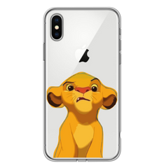Чохол прозорий Print Lion King для iPhone X | XS Simba Evil купити