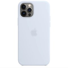 Чохол Silicone Case Full OEM+MagSafe для iPhone 12 | 12 PRO Cloud Blue купити