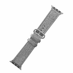 Ремінець Glitter для Apple Watch 38/40/41 mm Silver купити