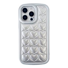 Чехол 3D Love Case для iPhone 14 PRO MAX Silver