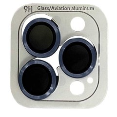 Защитное стекло Metal Classic на камеру для iPhone 12 PRO MAX Blue