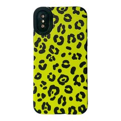 Чехол Ribbed Case для iPhone XR Leopard Yellow купить