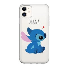 Чохол прозорий Print для iPhone 12 MINI Blue monster Ohana купити