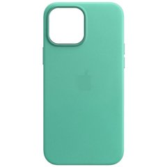 Чехол ECO Leather Case with MagSafe для iPhone 13 PRO MAX Ice