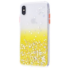 Чехол Confetti Glitter Case для iPhone XS MAX Yellow купить