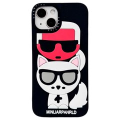 Чохол TIFY Case для iPhone 14 Plus Karl and Cat Red/White