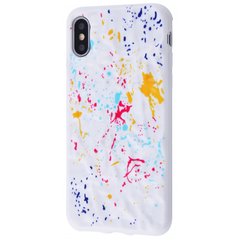 Чохол Colors Splash Case для iPhone X | XS White купити