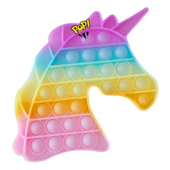 Pop-It іграшка Unicorn (Єдиноріг) Purple/Yellow/Light Pink купити