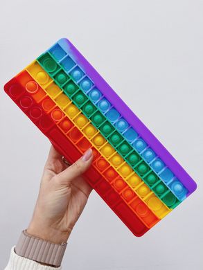 Pop-It іграшка BIG Keyboard (Клавіатура) 27/11см Purple/Red купити