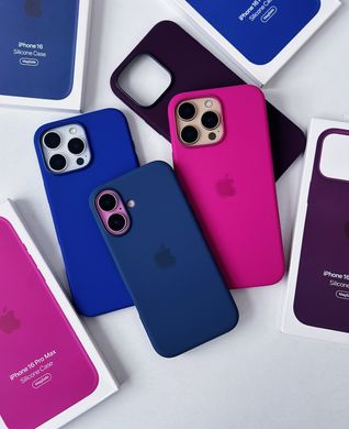 Чехол Silicone Case with MagSafe OEM для iPhone 16 Fuchsia - ash-mobile.com.ua - фото 10