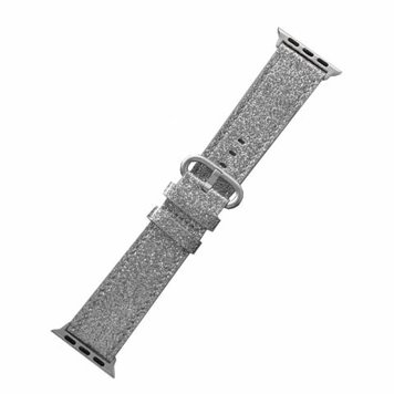 Ремінець Glitter для Apple Watch 38mm | 40mm | 41mm Silver - ash-mobile.com.ua - фото 1