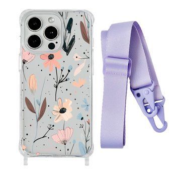 Чохол прозорий з ремінцем Print Flower для iPhone 11 PRO MAX Floral Dream/Glycine - ash-mobile.com.ua - фото 1