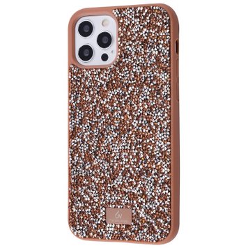 Чехол Bling World Grainy Diamonds для iPhone 12 PRO MAX Rose Gold - ash-mobile.com.ua - фото 1