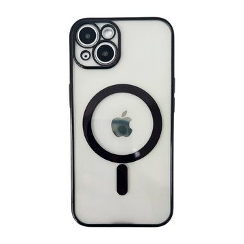 Чехол Glossy Case with Magsafe для iPhone 13 Black - ash-mobile.com.ua - фото 1