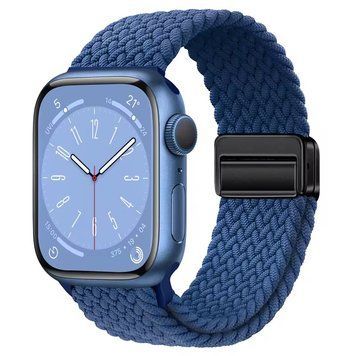 Ремінець Braided Magnetic для Apple Watch 42mm | 44mm | 45mm | 46mm | 49mm Cobalt Blue