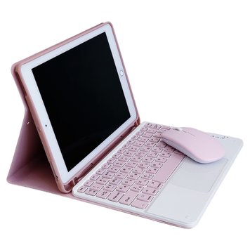 Чохол-клавіатура + мишка для iPad Pro 12.9 ( 2020 | 2021 | 2022 ) Pink - ash-mobile.com.ua - фото 1