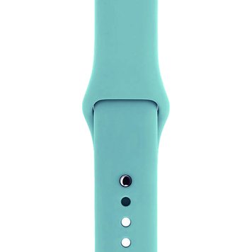 Ремінець Silicone Sport Band для Apple Watch 38mm | 40mm | 41mm Sea Blue розмір S - ash-mobile.com.ua - фото 1