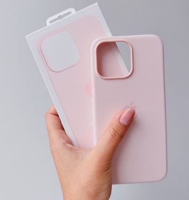 Чехол Silicone Case Full OEM+MagSafe для iPhone 15 PRO Sunshine