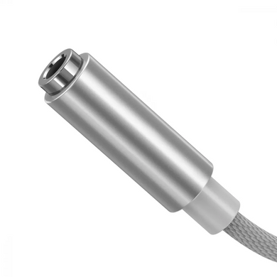 Переходник Baseus AUX Lightning to 3.5mm Headphone Jack Adapter White купити