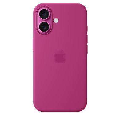 Чехол Silicone Case with MagSafe OEM для iPhone 16 Fuchsia - ash-mobile.com.ua - фото 4