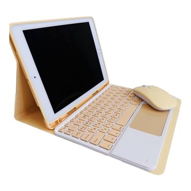 Чохол-клавіатура + мишка для iPad 10 10.9 ( 2022 ) Yellow - ash-mobile.com.ua - фото 1