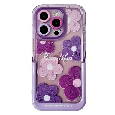 Чохол Beautiful з підставкою для iPhone 12 PRO MAX Flower Purple купити
