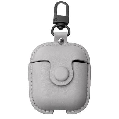 Чехол Leather Bag для AirPods 1 | 2 Grey