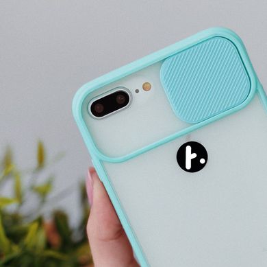 Чохол Hide-Camera matte для iPhone 7 Plus | 8 Plus Sea Blue купити