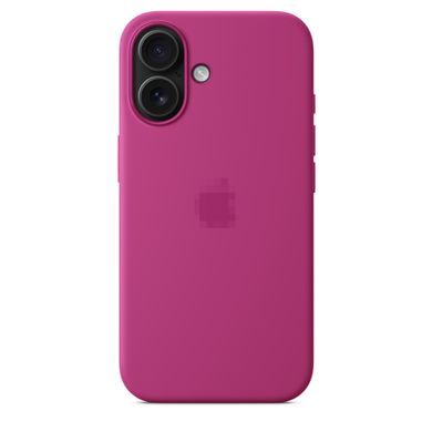 Чехол Silicone Case with MagSafe OEM для iPhone 16 Fuchsia - ash-mobile.com.ua - фото 5