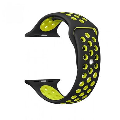 Ремешок Nike Sport Band для Apple Watch 38mm | 40mm | 41mm Black/Volt купить