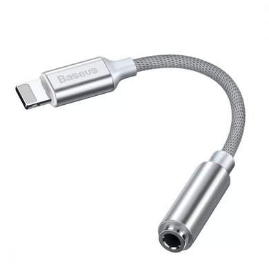 Переходник Baseus AUX Lightning to 3.5mm Headphone Jack Adapter White - ash-mobile.com.ua - фото 3