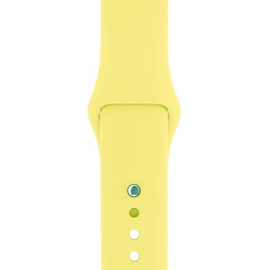 Ремінець Silicone Sport Band для Apple Watch 42mm | 44mm | 45mm | 49mm Lemonade розмір S купити