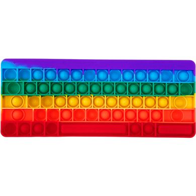 Pop-It іграшка BIG Keyboard (Клавіатура) 27/11см Purple/Red купити
