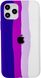 Чехол Rainbow Case для iPhone XR Purple/White купить