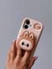 Чехол Labubu для iPhone 15 PRO Brown