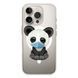 Чохол прозорий Print Animals with MagSafe для iPhone 16e | 17e Panda - ash-mobile.com.ua - фото 1