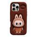 Чехол Labubu для iPhone 15 PRO Brown