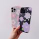 Чехол прозрачный Print Flower Color для iPhone 7 Plus | 8 Plus Pink