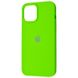 Чехол Silicone Case Full для iPhone 15 Lime Green